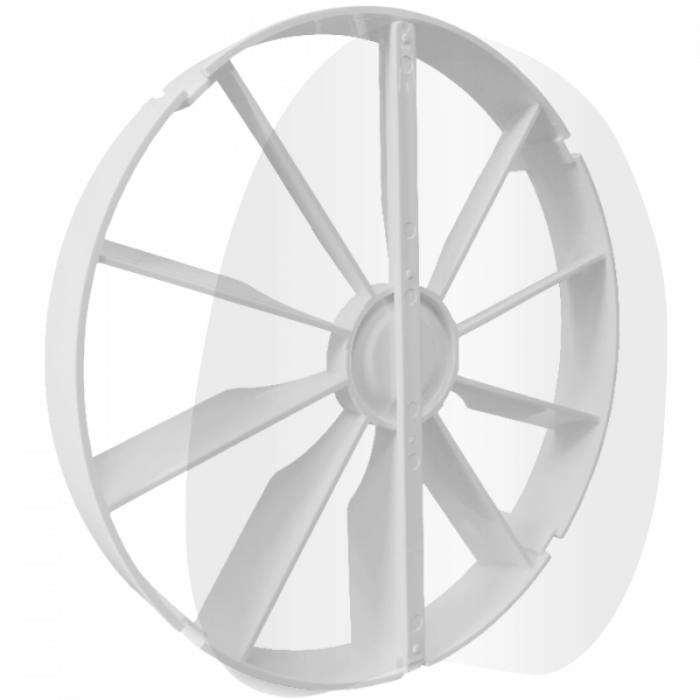 Terugslagklep (lage weerstand) kunststof Ø 100mm - IN kanaal Terugslagklep (lage weerstand) kunststof Ø 100mm - IN kanaal