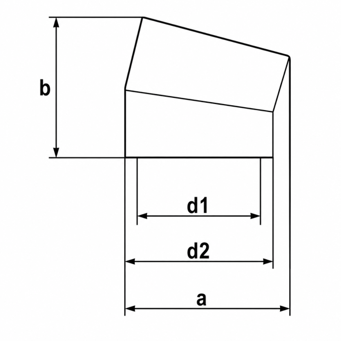 Ubbink Aerfoam - geïsoleerd leidingsysteem bocht 15° - Ø180mm - 0188280 Ubbink Aerfoam - geïsoleerd leidingsysteem bocht 15° - Ø180mm - 0188280
