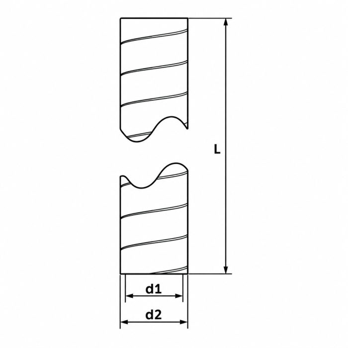 Ubbink Aerfoam - Geïsoleerd leidingsysteem Ø160mm - L=1000mm - 0188211 Ubbink Aerfoam - Geïsoleerd leidingsysteem Ø160mm - L=1000mm - 0188211