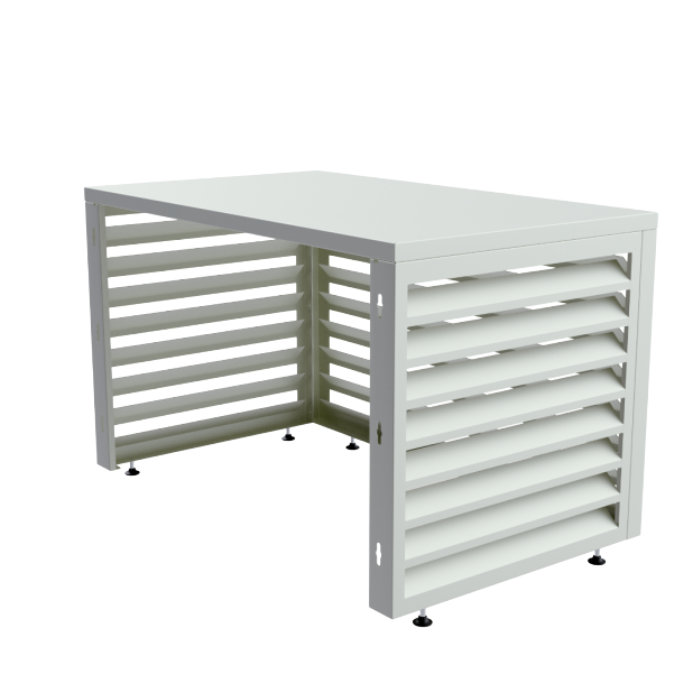 Aircover 1000 - RAL9016 - Luxe (airco) buitenunit omkasting - 100 x 65 x 50 cm Aircover 1000 - RAL9016 - Luxe (airco) buitenunit omkasting - 100 x 65 x 50 cm