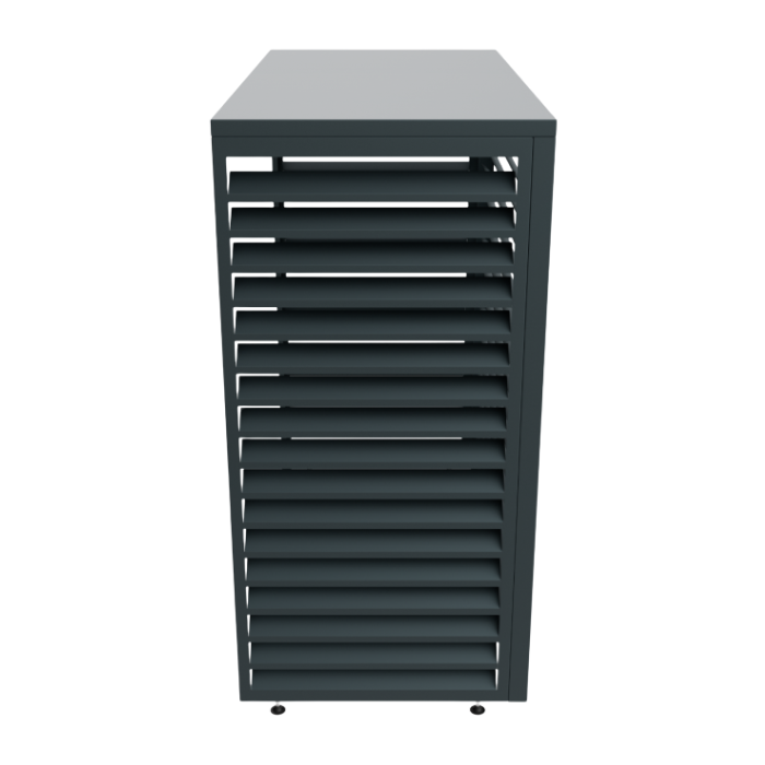 Aircover 1200 - RAL7016 - Luxe (airco) buitenunit omkasting - 120 x 110 x 65 cm Aircover 1200 - RAL7016 - Luxe (airco) buitenunit omkasting - 120 x 110 x 65 cm
