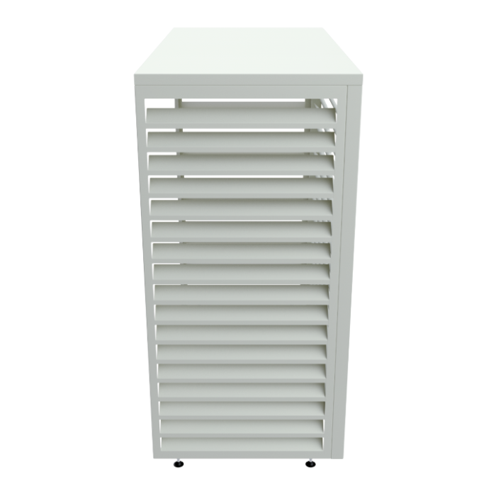Aircover 1200 - RAL9016 - Luxe (airco) buitenunit omkasting - 120 x 110 x 65 cm Aircover 1200 - RAL9016 - Luxe (airco) buitenunit omkasting - 120 x 110 x 65 cm
