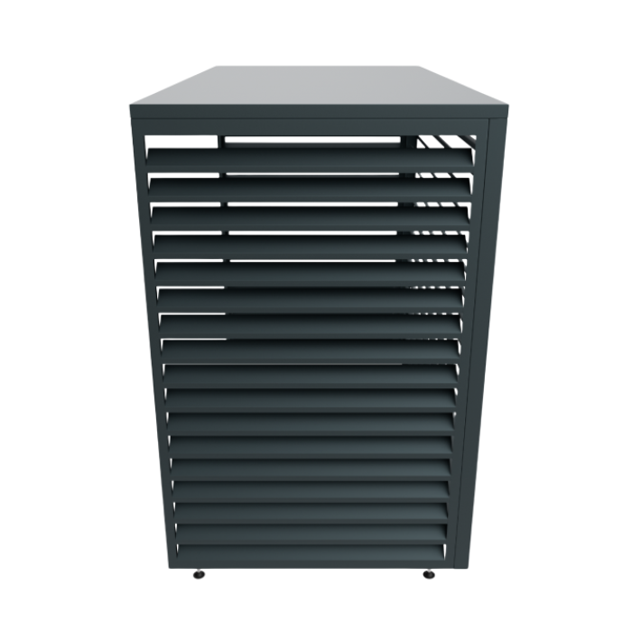 Aircover 1700 - RAL7016 - Luxe (airco) buitenunit omkasting - 170 x 130 x 75 cm Aircover 1700 - RAL7016 - Luxe (airco) buitenunit omkasting - 170 x 130 x 75 cm