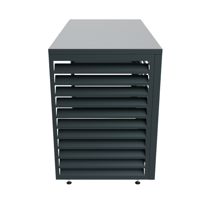 Aircover 1100 - RAL7016 - Luxe (airco) buitenunit omkasting - 110 x 80 x 54 cm Aircover 1100 - RAL7016 - Luxe (airco) buitenunit omkasting - 110 x 80 x 54 cm