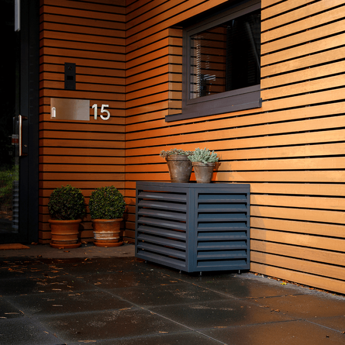 Aircover 1100 - RAL7016 - Luxe (airco) buitenunit omkasting - 110 x 80 x 54 cm Aircover 1100 - RAL7016 - Luxe (airco) buitenunit omkasting - 110 x 80 x 54 cm