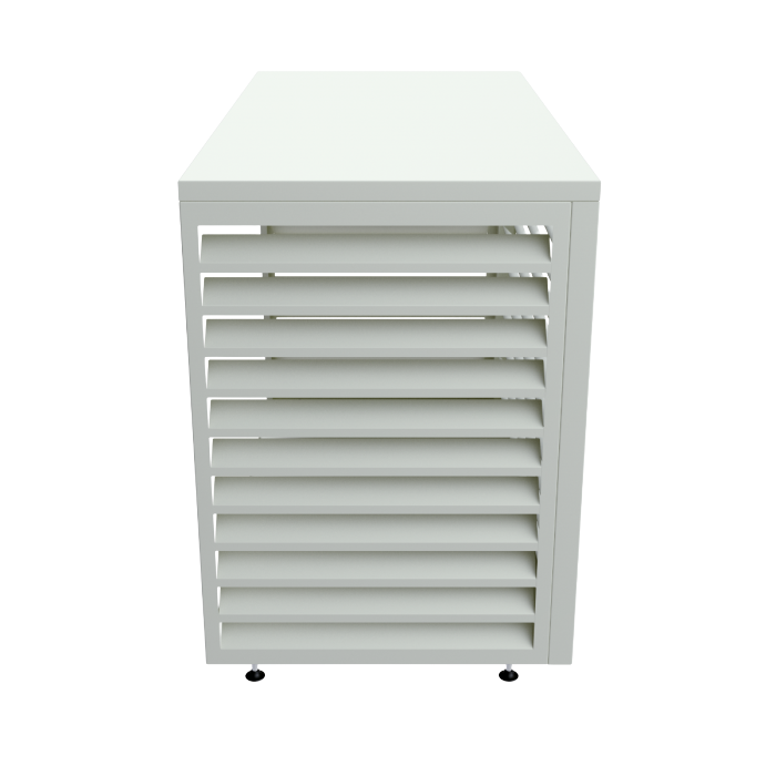 Aircover 1100 - RAL9016 - Luxe (airco) buitenunit omkasting - 110 x 80 x 54 cm Aircover 1100 - RAL9016 - Luxe (airco) buitenunit omkasting - 110 x 80 x 54 cm