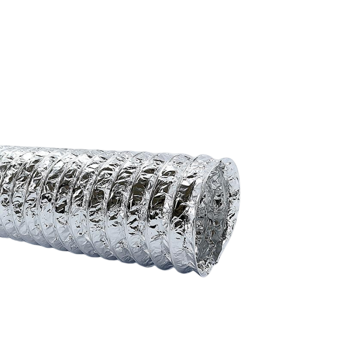 Flexibele ventilatieslang ongeïsoleerd - aluminium - Ø 100mm - lengte 1 meter