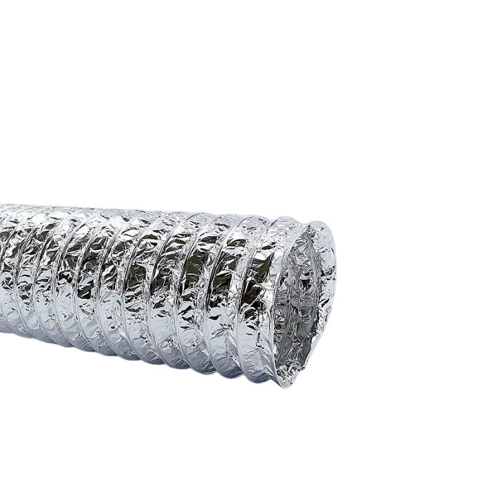 Flexibele ventilatieslang ongeïsoleerd - aluminium - Ø 180mm - lengte 3 meter Flexibele ventilatieslang ongeïsoleerd - aluminium - Ø 180mm - lengte 3 meter