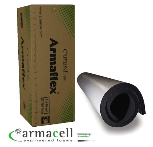 Armaflex zelfklevende isolatie 13mm - Breedte = 1 meter [Doos met 8 m2 op rol]