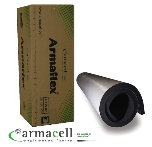 Armaflex zelfklevende isolatie 9mm - Breedte = 1 meter [Doos met 10 m2 op rol]
