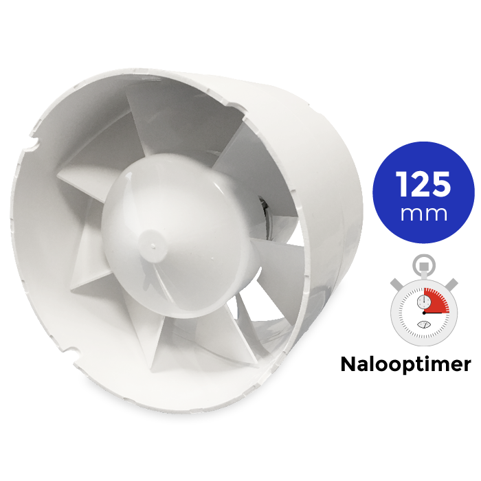 straal Isoleren Dubbelzinnig Blauberg TUBO 125 T Inschuif Buisventilator met Timer (diameter 125 mm) -  Ventilatieshop.com