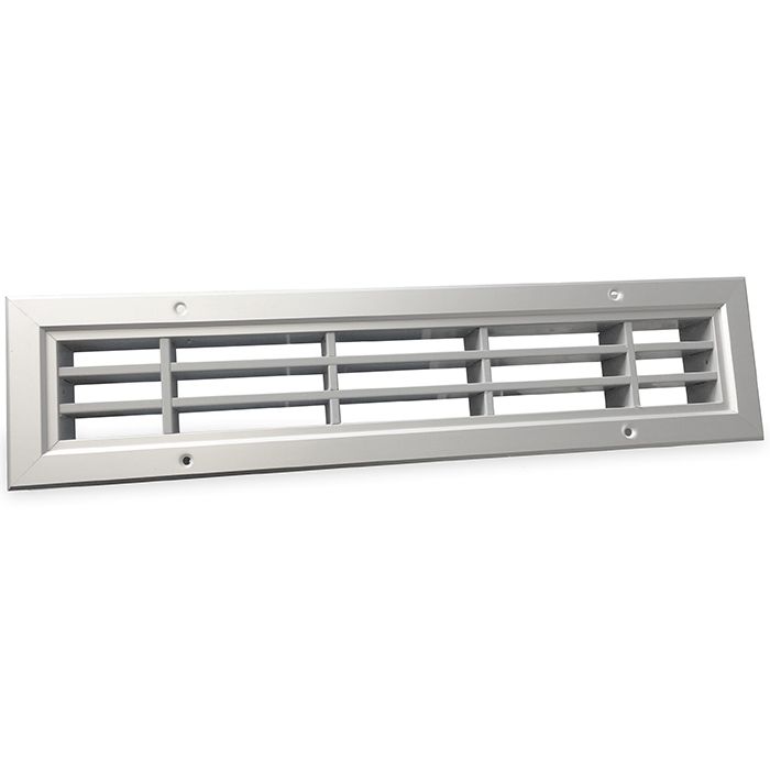 Brandwerend deurrooster 450 x 76mm (binnendeur toepassing)