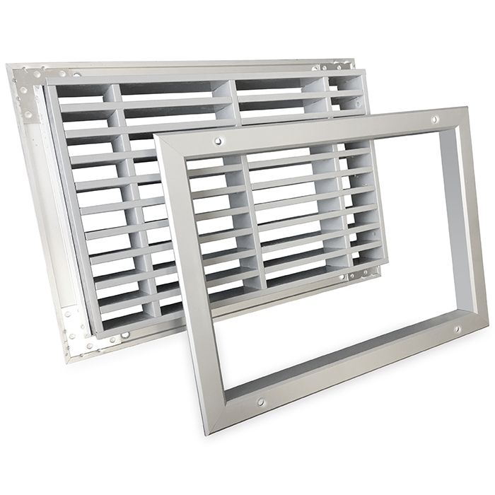 Brandwerend deurrooster 300 x 200mm (binnendeur toepassing)