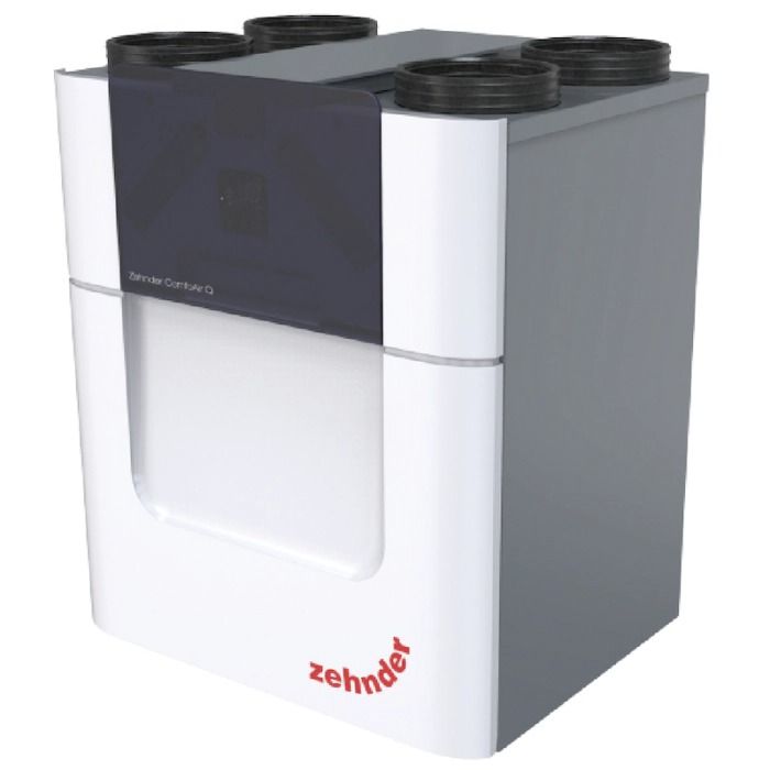 Zehnder Stork ComfoAir Q450 WTW unit NL L VV ST ERV - Linkeruitvoering - Met voorverwarmer - Enthalpiewisselaar