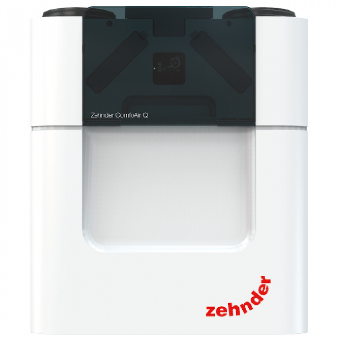 Zehnder Stork ComfoAir Q350 WTW unit - Rechteruitvoering - Met voorverwarmer - RF voorbereid Zehnder Stork ComfoAir Q350 WTW unit - Rechteruitvoering - Met voorverwarmer - RF voorbereid