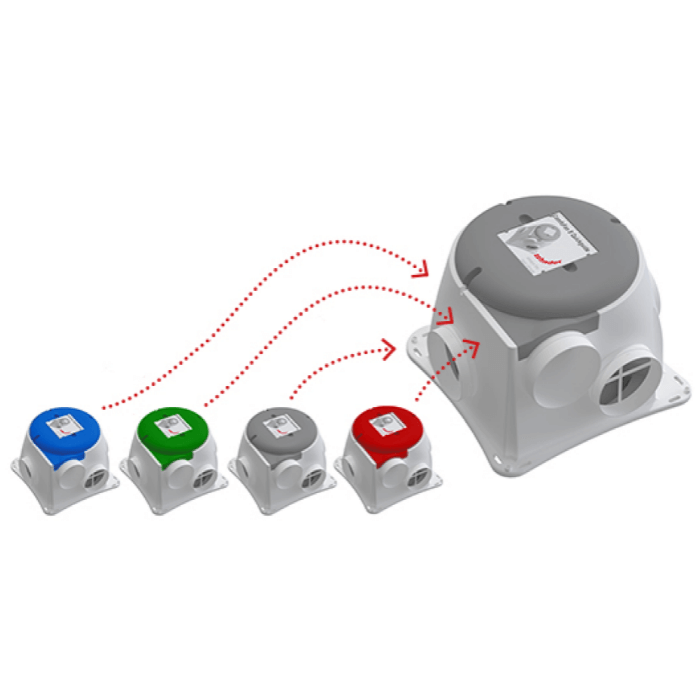 Zehnder Woonhuisventilator Comfofan Silent + CO2 sensor (Perilex)