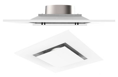 Systeemplafondrooster - staal - WIT RAL9010 - Ø 160mm - 367 x 367mm (CS400.160) Systeemplafondrooster - staal - WIT RAL9010 - Ø 160mm - 367 x 367mm (CS400.160)