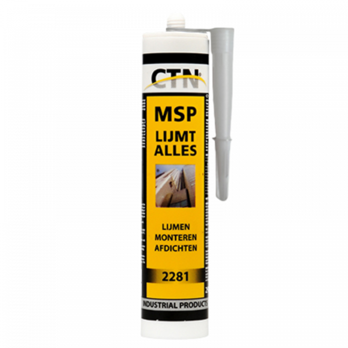 CTN MSP sterk verlijmende kit WIT (2281W) CTN MSP sterk verlijmende kit WIT (2281W)