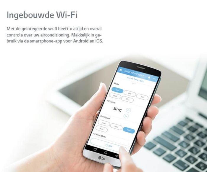 LG Standard Plus airco wandmodel binnen/buiten unit 2,5 Kw - R-32 - split-unit LG Standard Plus airco wandmodel binnen/buiten unit 2,5 Kw - R-32 - split-unit