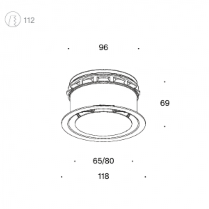 Pradovent - trim - Ø 100mm design ventiel (afvoer) - 50 m3/h - Zwart Pradovent - trim - Ø 100mm design ventiel (afvoer) - 50 m3/h - Zwart