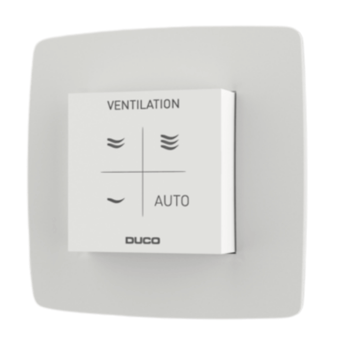 Duco ruimtesensor CO2 - bedraad 230V - WIT (0000-4604) 