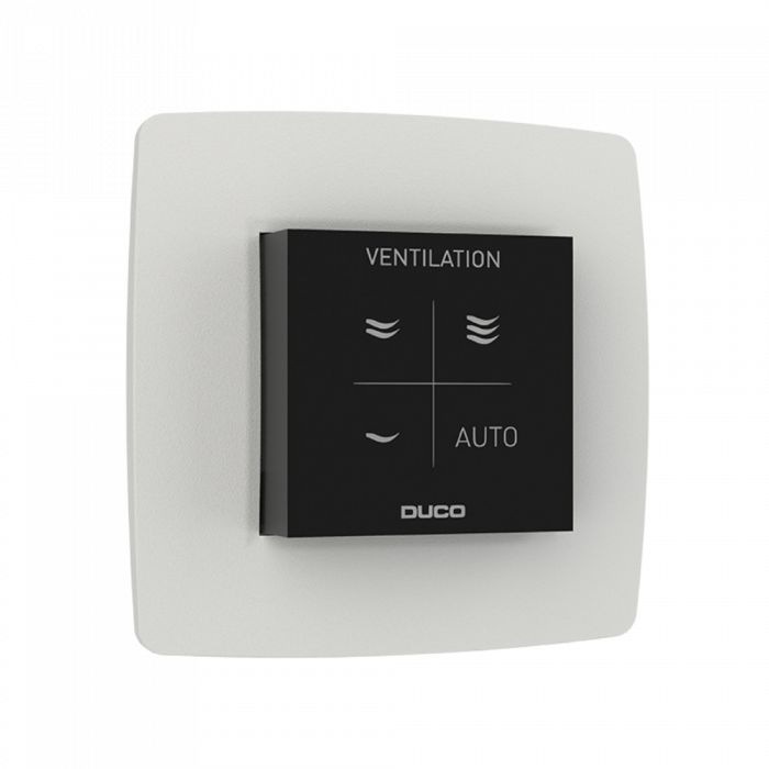 DucoBox Silent 2.0 - ingebouwde vochtsensor - randaarde stekker -  bedieningsschakelaar RF batterij