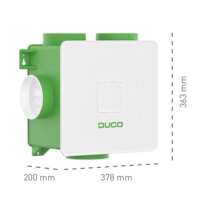 DucoBox Reno woonhuisventilator - 325 m3/h - Perilex (0000-4805)