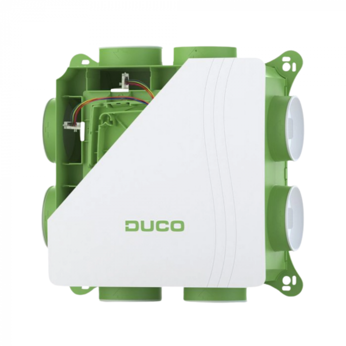 DucoBox Silent 2.0 woonhuisventilator (systeem C) - 400 m3/h - ingebouwde vochtsensor + randaarde stekker DucoBox Silent 2.0 woonhuisventilator (systeem C) - 400 m3/h - ingebouwde vochtsensor + randaarde stekker