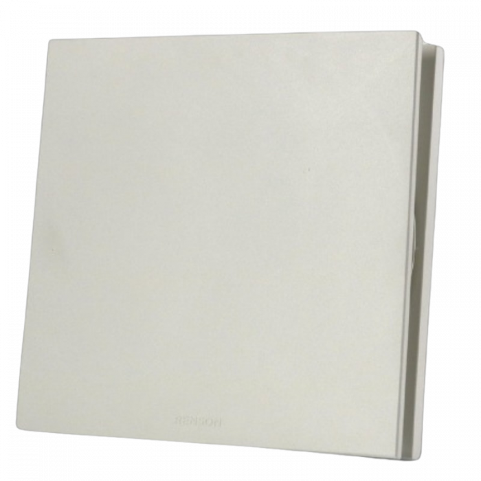 Renson Aeroo Designventiel vierkant - kunststof  Ø125mm - RAL9010