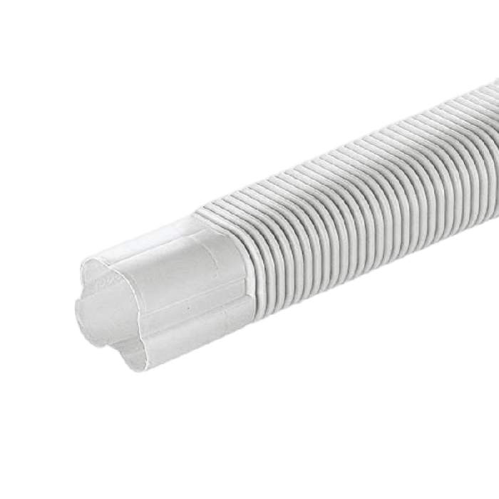 Airco flexibele goot - lengte 1000 mm - WIT (SF-77-1000-W)