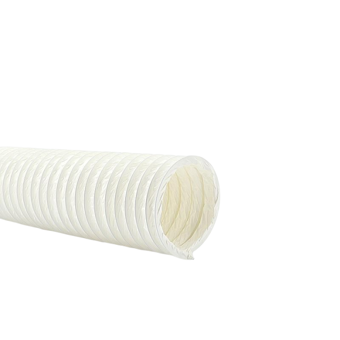 Flexibele slang WIT PVC - Ø160- lengte 3 meter Flexibele slang WIT PVC - Ø160- lengte 3 meter
