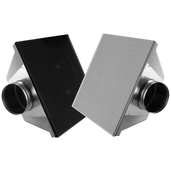 "EasyPlenum" voor LUCHTTOEVOER- aansluiting 200mm - met geperforeerd rooster