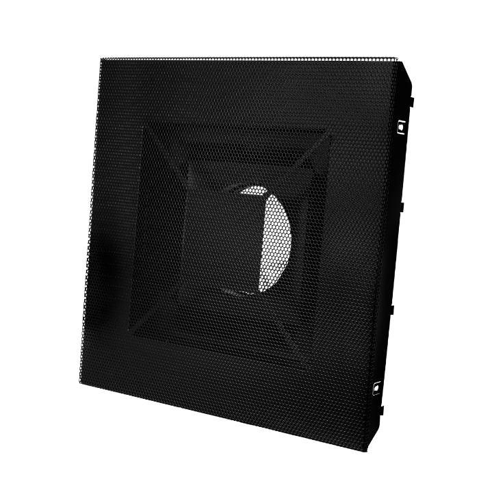 "EasyPlenum" voor LUCHTAFVOER - aansluiting 250mm - met geperforeerd rooster