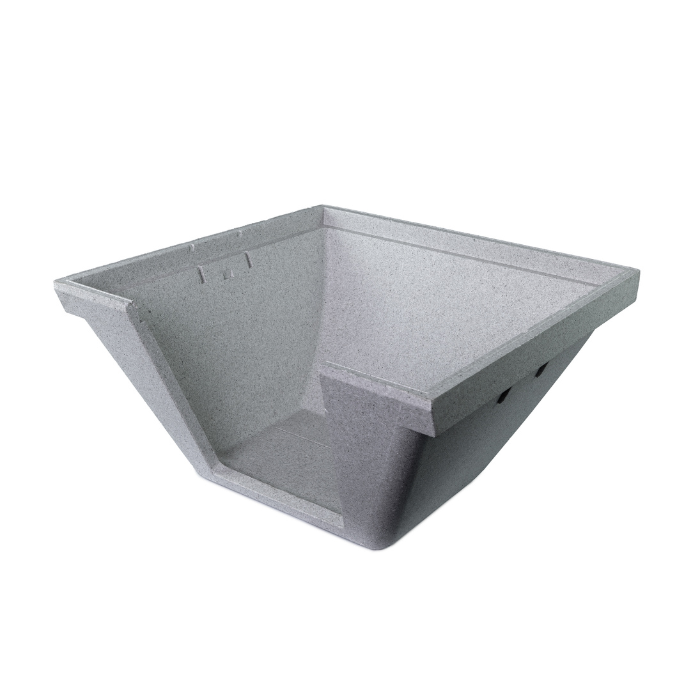 "EasyPlenum" voor LUCHTTOEVOER- aansluiting 200mm - met geperforeerd rooster