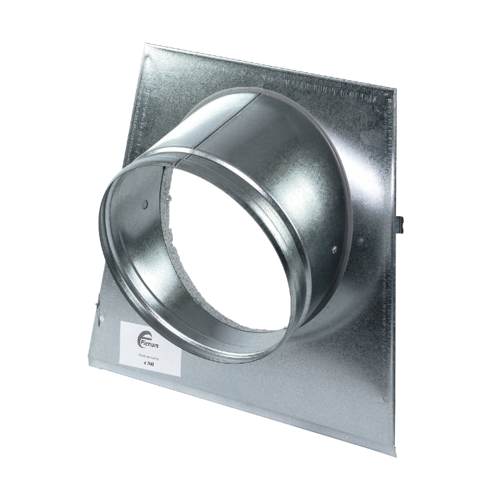 "EasyPlenum" voor LUCHTTOEVOER- aansluiting 200mm - met geperforeerd rooster