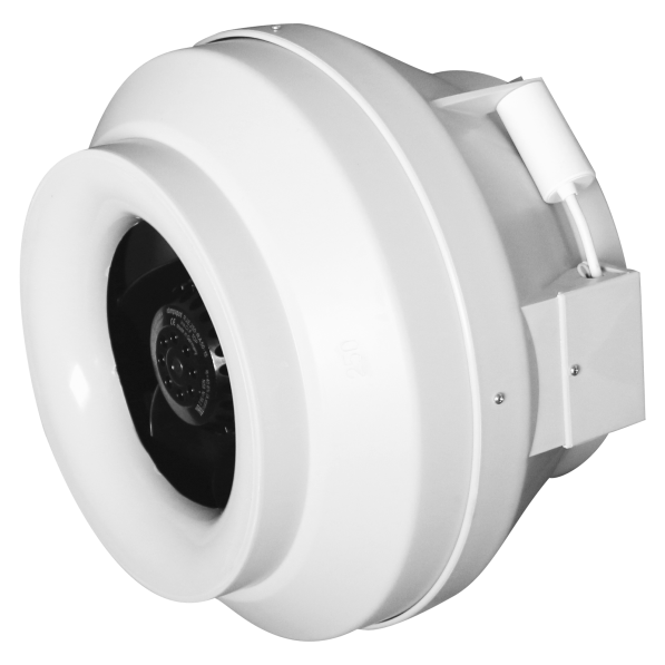 Buisventilator CYCLONE centrifugaal (hoge druk) - Ø125mm - EBM-papst motor 370 m3/h