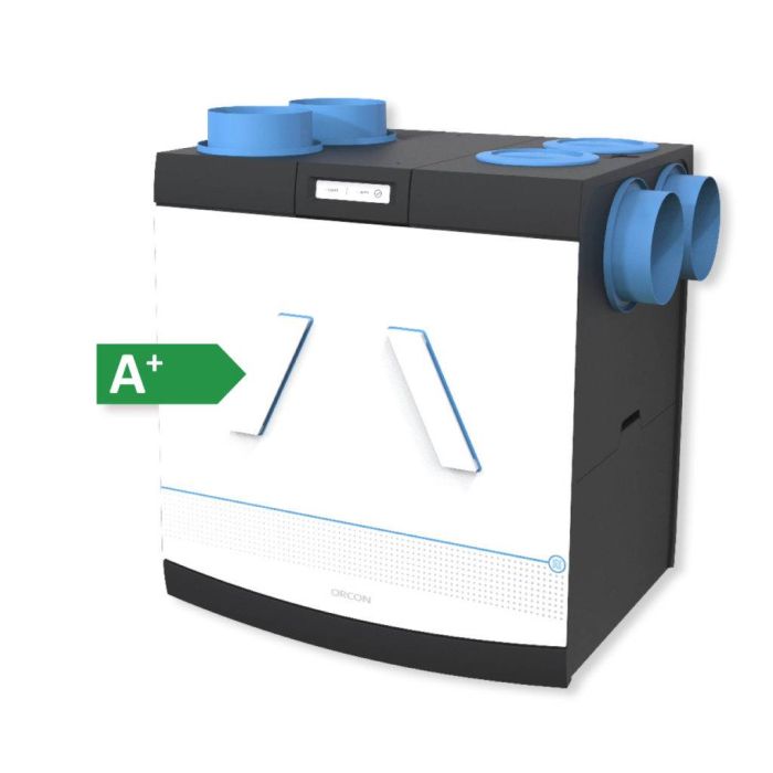 Orcon HRC-300 MaxComfort Healthline WTW unit - 300m3/h - Met voorverwarmer