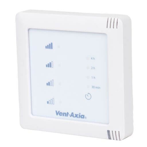 Vent-Axia Multihome SSU-B - 4 standenschakelaar draadloos RF - Batterij - WIT 