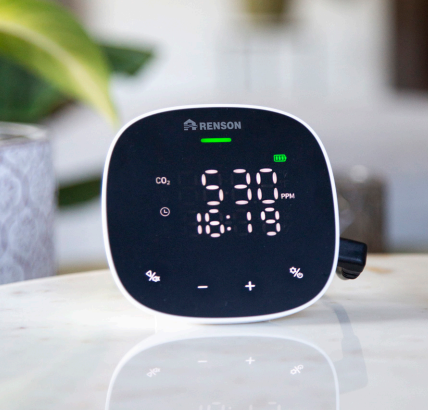 Renson Sense Go - CO2 meter met temperatuur en vochtsensor Renson Sense Go - CO2 meter met temperatuur en vochtsensor