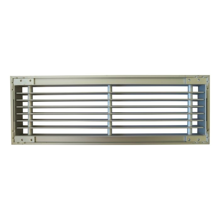 Vloerrooster 350 x 100 mm - LUXE LIJN - aluminium