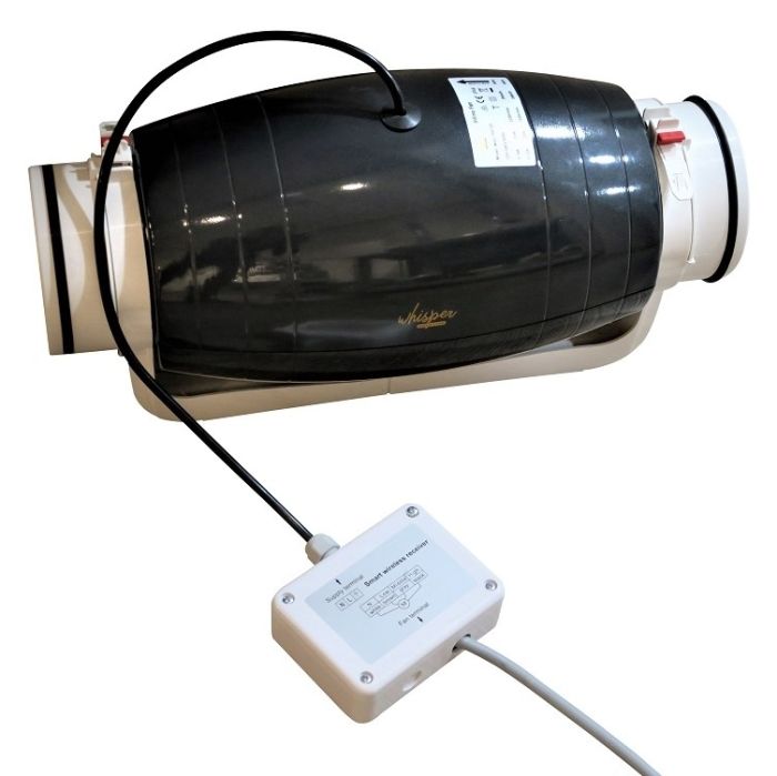 Pro-Remote PLUS draadloze bediening van ventilatoren -  Vochtsensor/Temperatuur/VOC aansturing