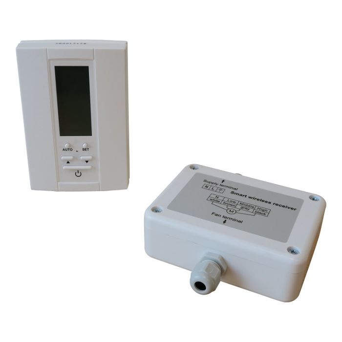 Pro-Remote PLUS draadloze bediening van ventilatoren -  Vochtsensor/Temperatuur/VOC aansturing