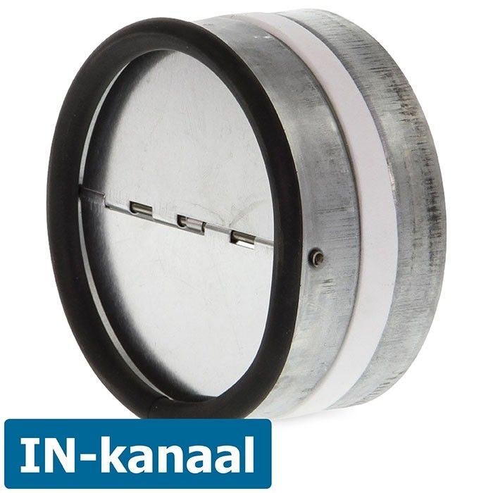 binnenkort deze taal Terugslagklep IN 150mm ronde spirobuis ventilatiekanaal - Ventilatieshop.com