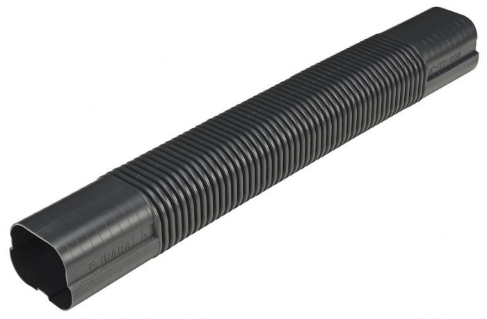 Airco flexibele goot - lengte 500mm - Antraciet (SF-77-500-A)