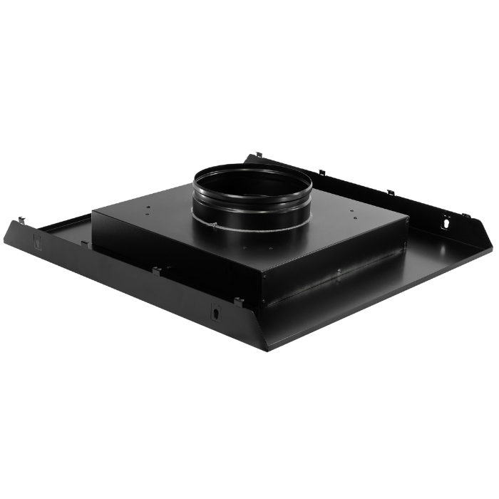 "EasyPlenum" voor LUCHTAFVOER - aansluiting 160mm - met geperforeerd rooster