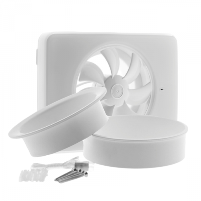 Nedco Fresh Intellivent design badkamerventilator 2.0 - WIT (330000)