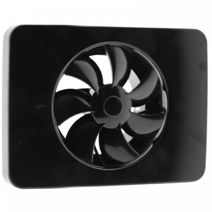Nedco Fresh Intellivent design badkamerventilator 2.0 - ZWART (330001)
