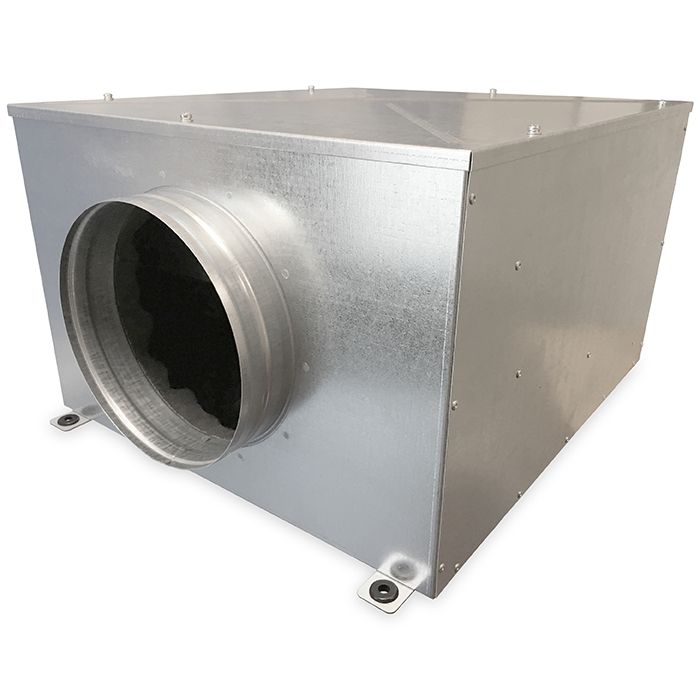 Blauberg ISO-B-100 boxventilator 240 m3/h - geluidgedempt - ERP2018 - aansluiting 100mm