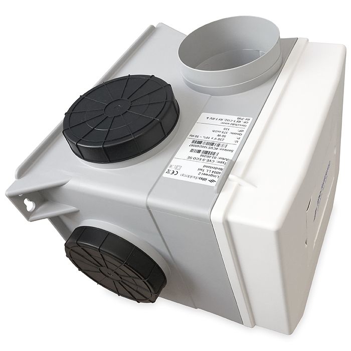 Itho woonhuisventilator met vochtsensor CVE-S ECO RFT SP - perilex - 325 m3/h - geschikt voor RF bediening