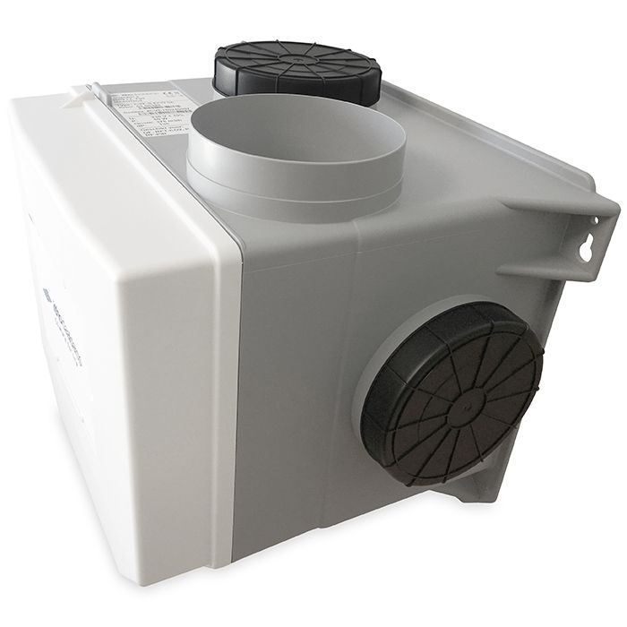 Itho woonhuisventilator met vochtsensor CVE-S ECO RFT SE - eurostekker - incl. RFT AUTO + 4 ventielen (Alles-in-1-pakket)